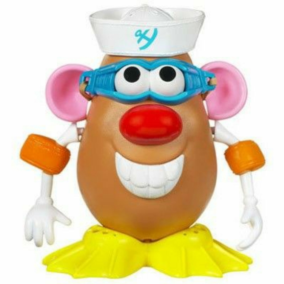 🌊 Mr. Potato Head Tubby Tater Bath Time Floaty Swim Flippers Replacement Parts - Picture 1 of 7